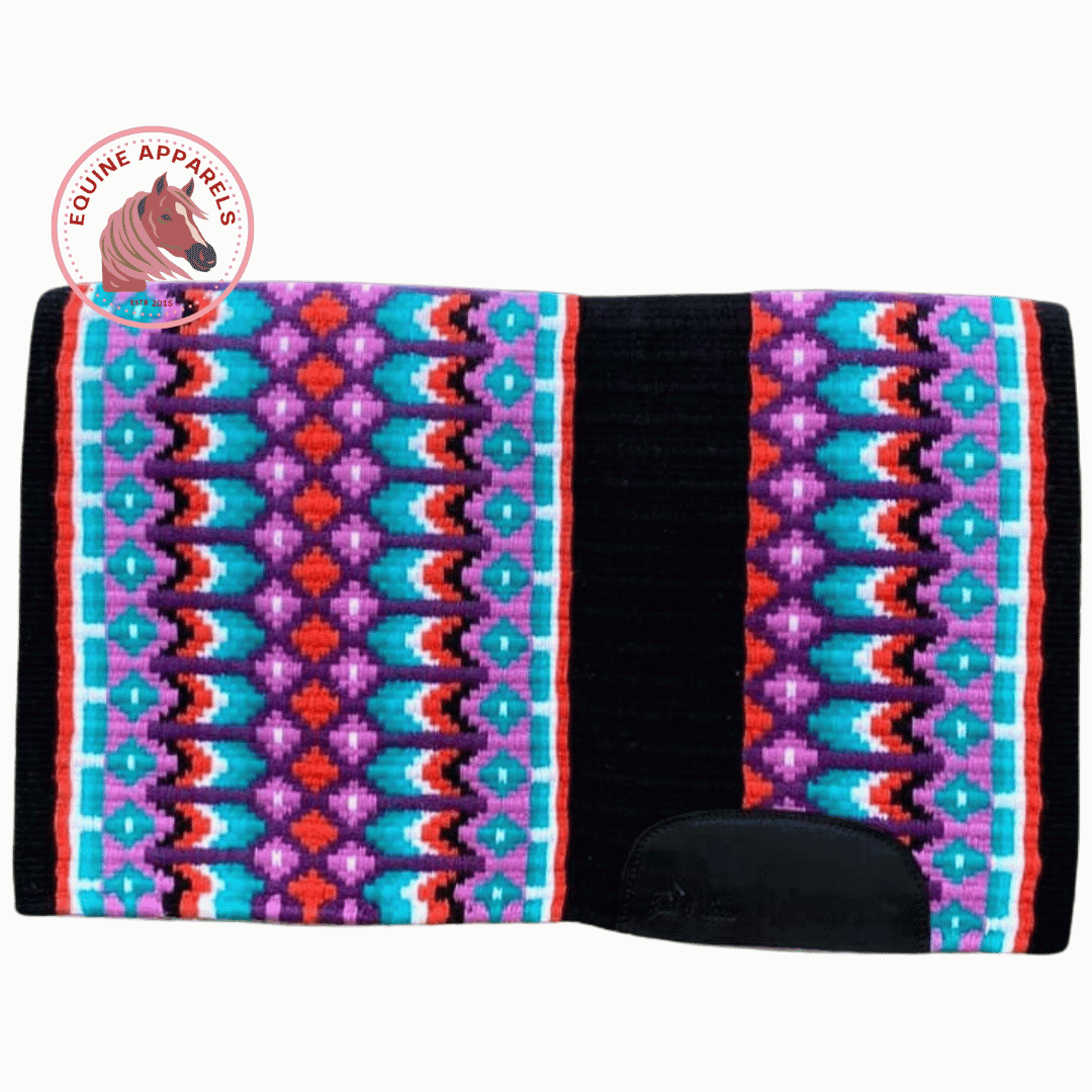 stylish show saddle pad | saddle pad with wool lining